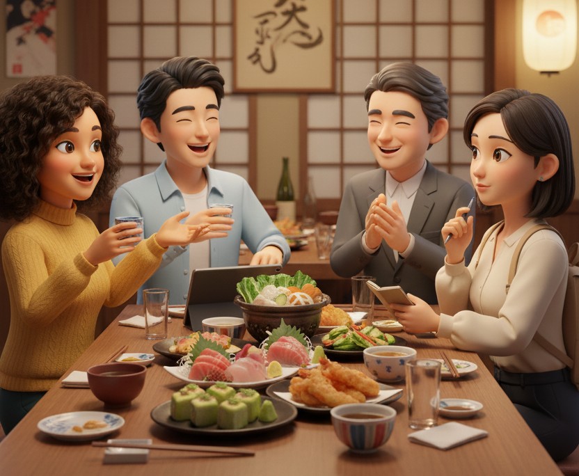 Cả team đang họp bàn về chuyến đi du lịch